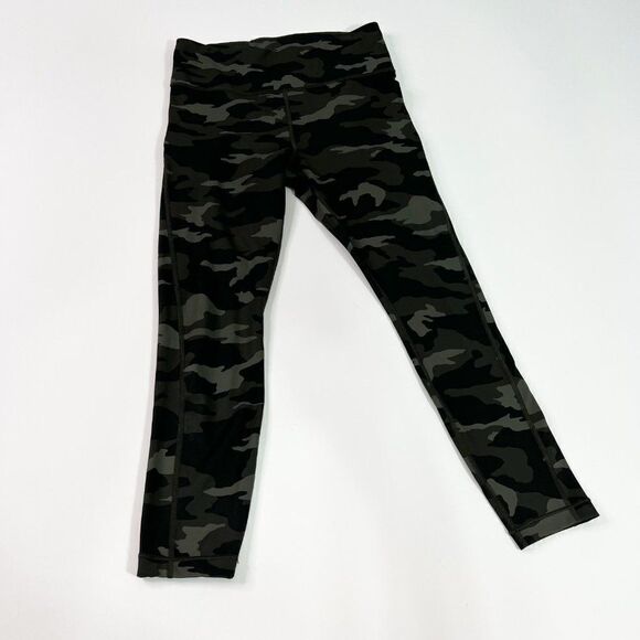 Athleta Women Multicolor Camouflage Ultimate 7/8 Tight Compression Leggings S - Picture 1 of 12